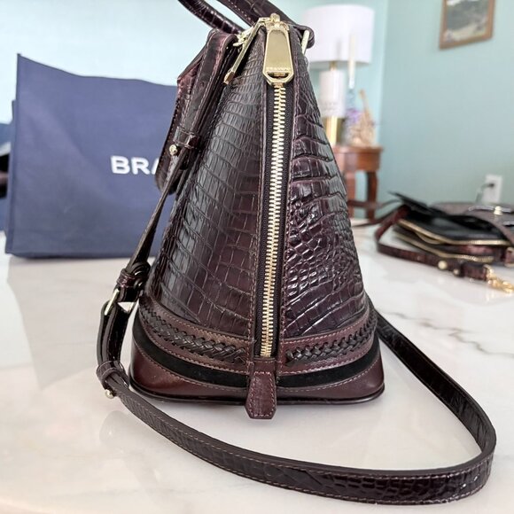 Brahmin Duxbury Satchel – Croc Embossed Leather - Picture 13 of 14